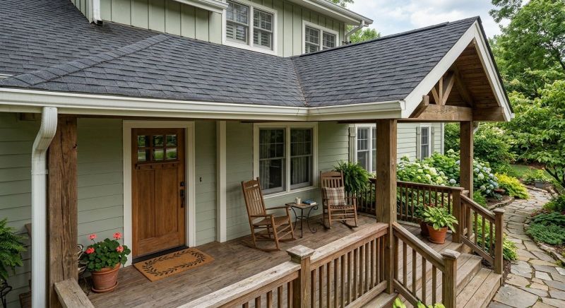 A Frame Roof Installation in Hall County, GA
