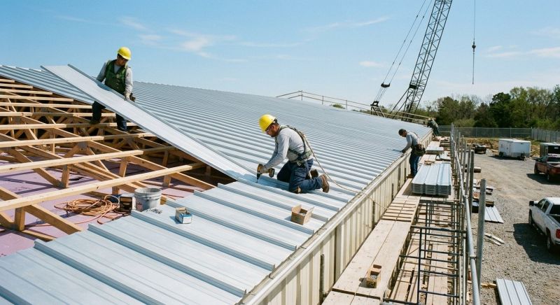 Aluminum Roof Installation in Helen, GA