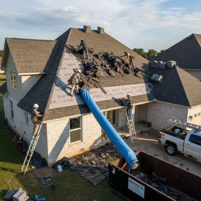 Asphalt Roof Replacement in Maysville, GA