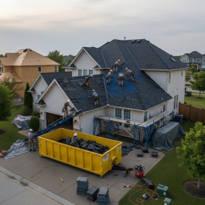 Asphalt Roof Replacement in Suwanee, GA