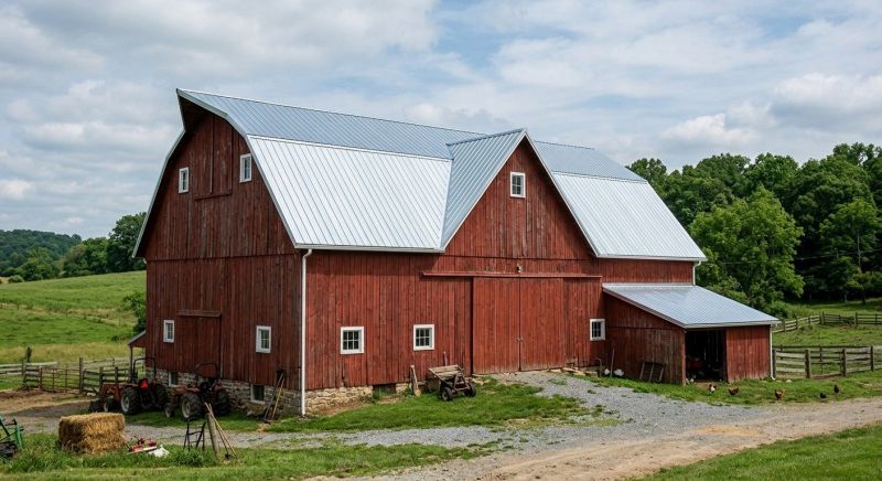 Barn Roof Replacement in Jackson County, GA
