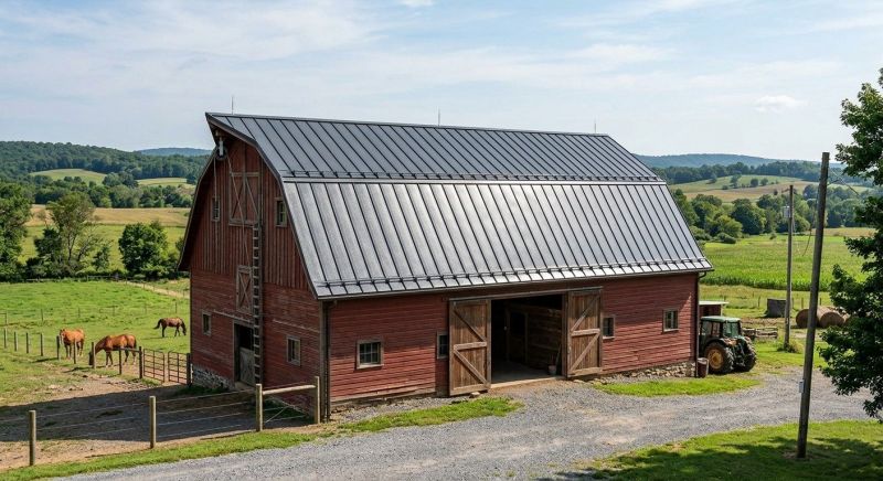 Barn Roof Replacement in Hall County, GA