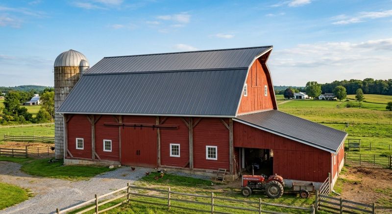 Barn Roof Replacement in Hall County, GA