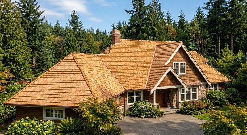 Cedar Roof Construction in Hall County, GA