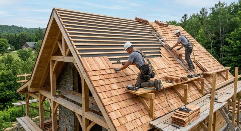 Cedar Roof Installation in Flowery Branch, GA