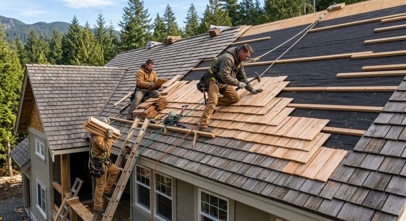 Cedar Roof Installation in Lula, GA