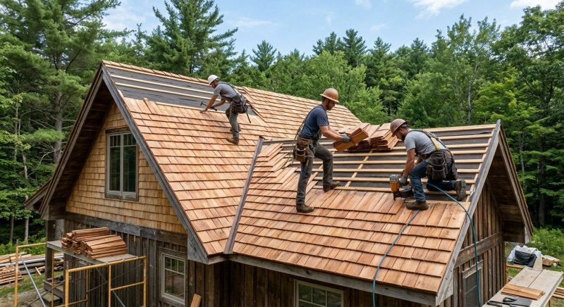 Cedar Roof Installation in Suwanee, GA