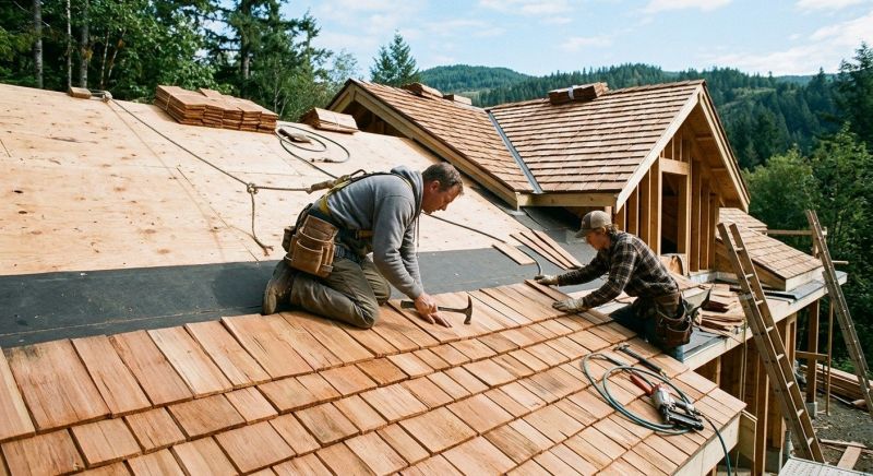 Cedar Roof Installation in White County, GA
