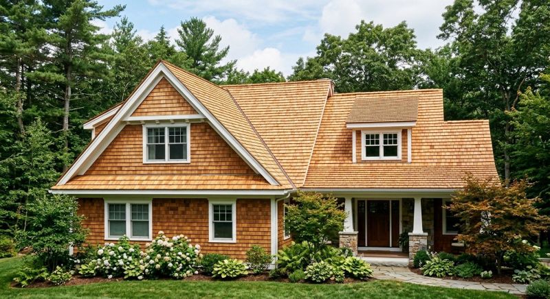 Cedar Shake Roof Construction in Helen, GA