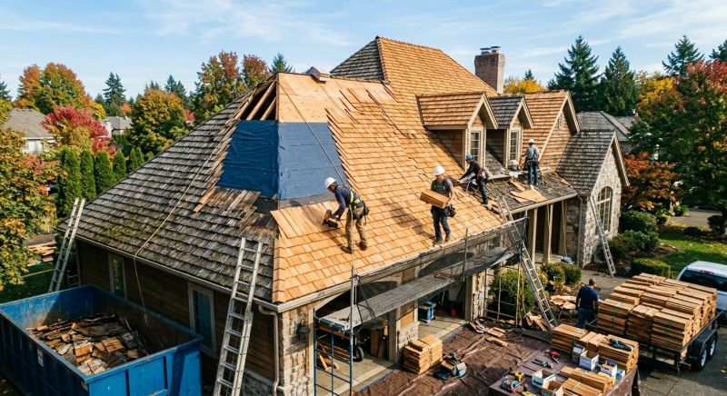 Cedar Shingles Replacement in Lula, GA