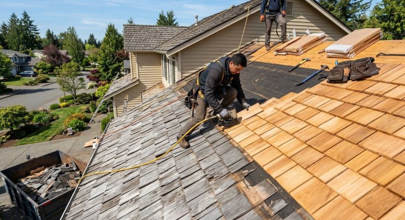 Cedar Shingles Replacement in Oakwood, GA