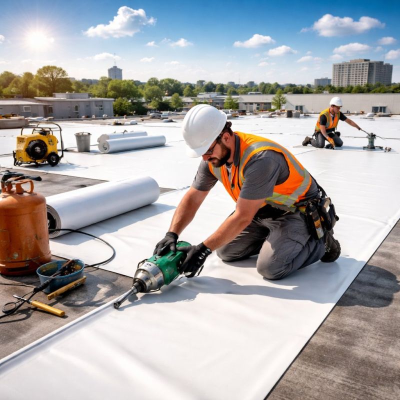 Epdm Roof Installation in Hall County, GA