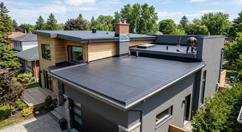 Epdm Roof Installation in Oakwood, GA