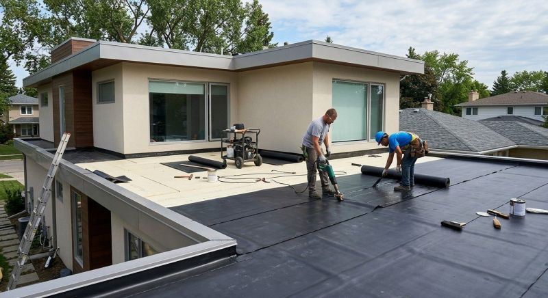Flat Roof Installation in Helen, GA