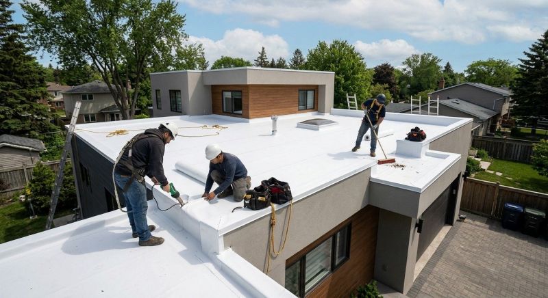 Flat Roof Installation in Jackson County, GA