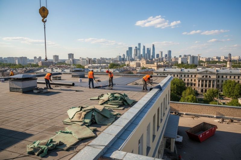 Flat Roof Replacement in Jefferson, GA