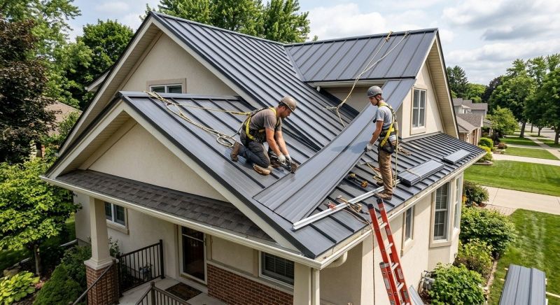 Metal Roof Installation in Oakwood, GA
