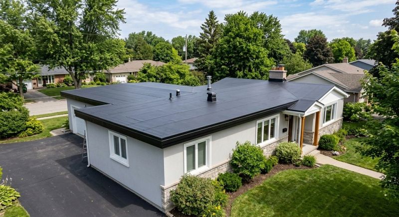 Rubber Roof Installation in Hall County, GA