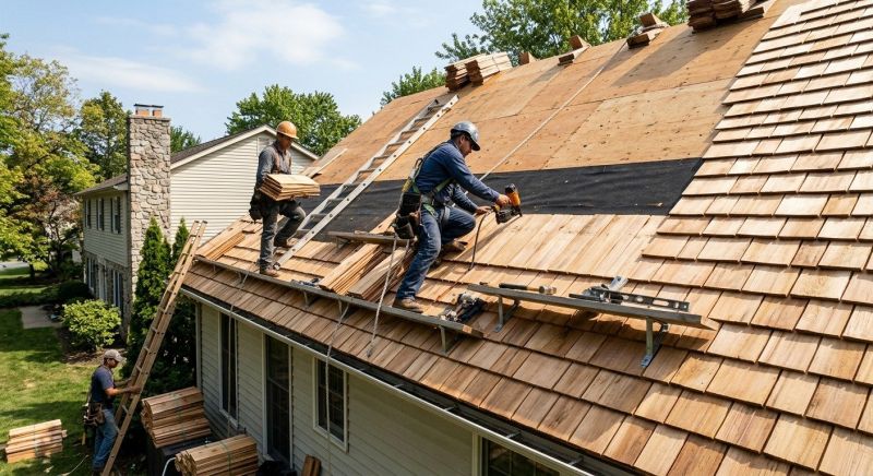 Shake Roof Replacement in Hoschton, GA