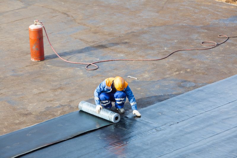 Single Ply Roof Installation in Helen, GA