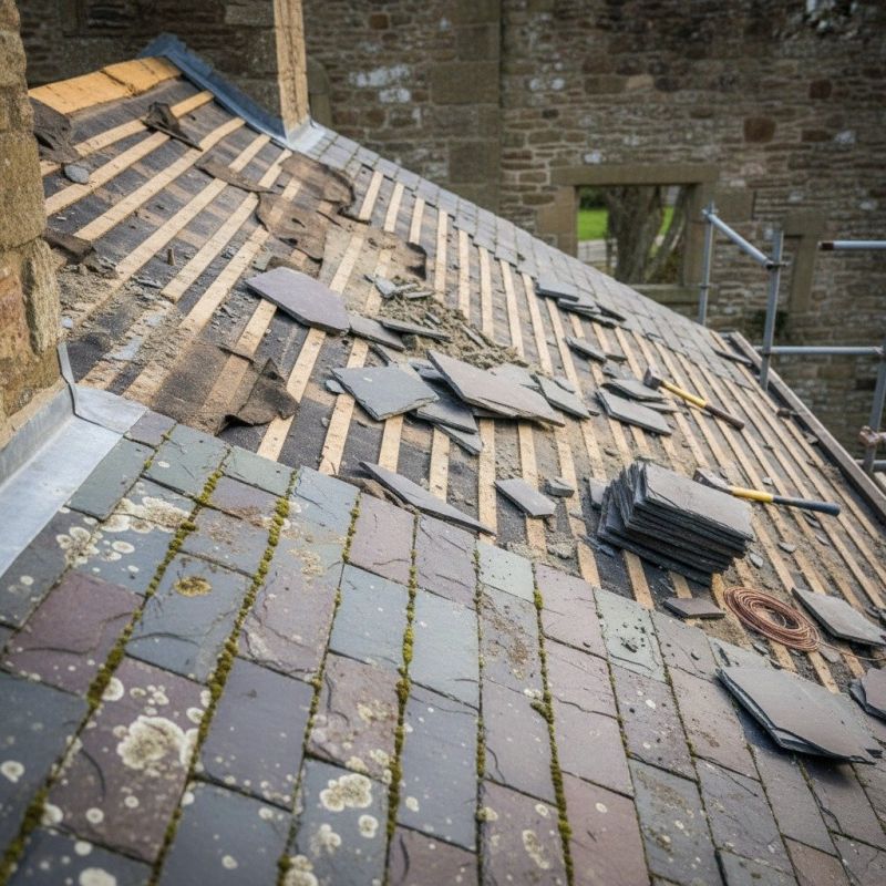 Slate Roof Replacement in Buford, GA
