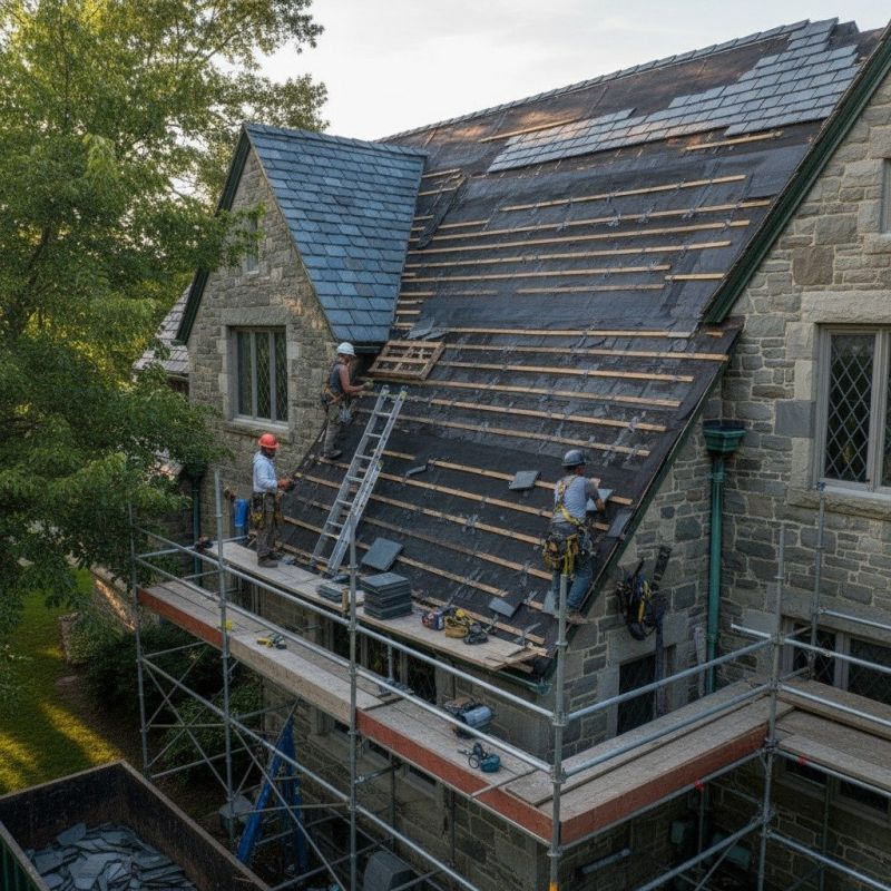 Slate Roof Replacement in Jefferson, GA