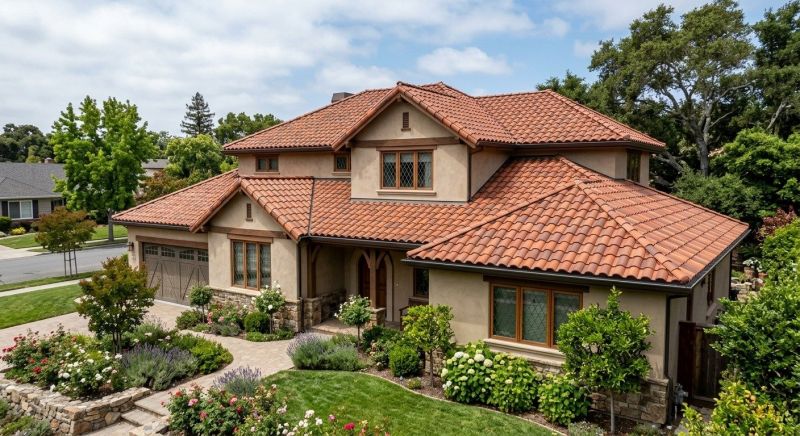 Spanish Tile Roof Replacement in Hall County, GA