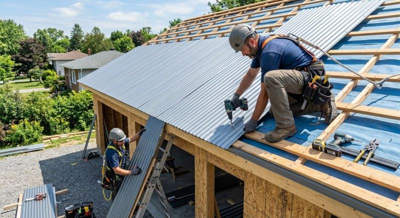 Tin Roof Installation in Hall County, GA