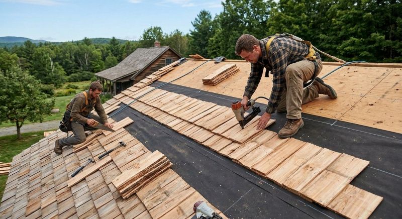 Wood Roofing Installation in Buford, GA
