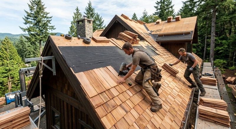 Wood Roofing Installation in Demorest, GA
