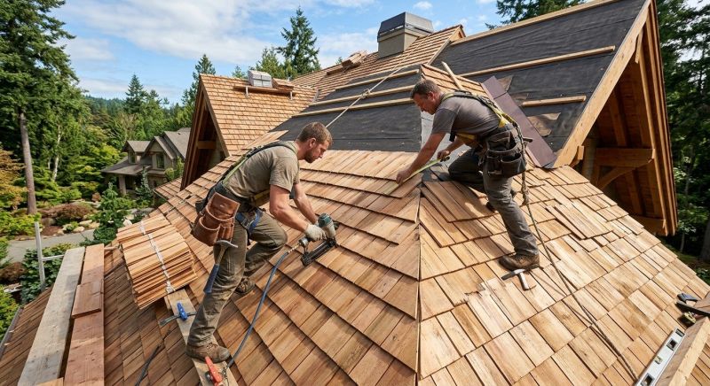 Wood Roofing Installation in Hall County, GA