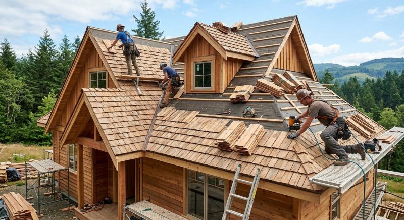 Wood Roofing Installation in Suwanee, GA