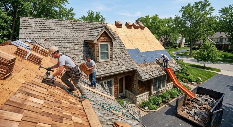 Wood Shake Roof Replacement in White County, GA